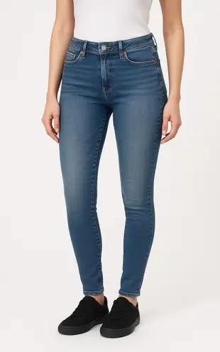 CRESCENT DRIVE Blue Denim Five Pocket Faded Wash Skinny Jeans Size 30 outdoors