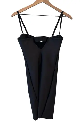 SKIMS NWT Women's Body Underwire Mid-thigh Bodysuit Onyx/ Black Size XL