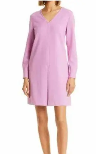 Hugo Boss Ditama Long Sleeve A Line Dress Blossom 8