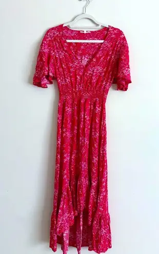 Abel the label Anthropologie Red Boho CottageCore Flowy Dress Size XS