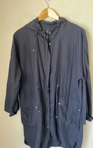 ZARA Black Lightweight Rain Jacket