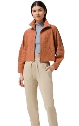 Lululemon NWT  Textured Cropped Jacket in Desert Sun RARE