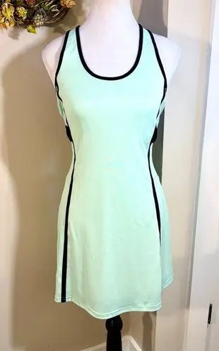 BOLLE Active Performance Tennis Pickleball Dress w/Built In Bra Womens Large 💚 Green