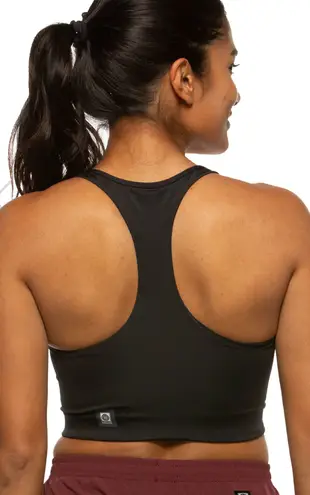 JOLYN NWOT Indy Black Longline Racerback Sports Bra