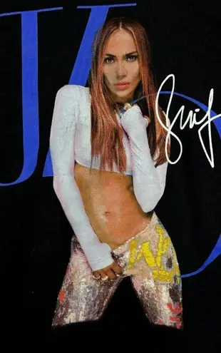 Jennifer Lopez JLO Signature Poster Dance Pop Tee M/L