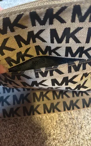 Michael Kors Brown And Black Monogram Purse