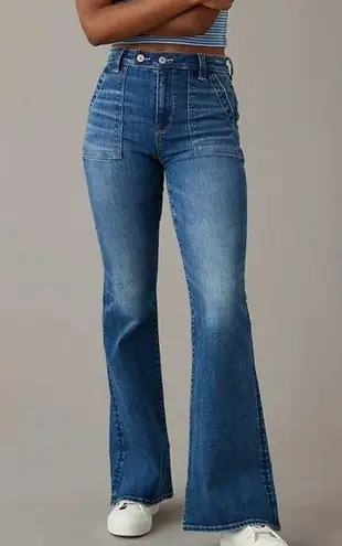 American Eagle  Next Level Super High-Waisted Flare Jean (16 Short)