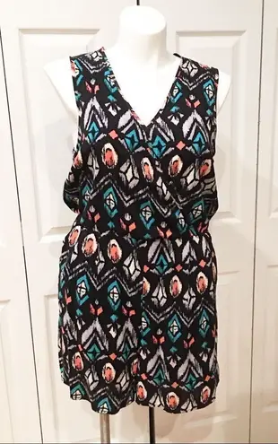 Massini Deep V Lace Back Romper