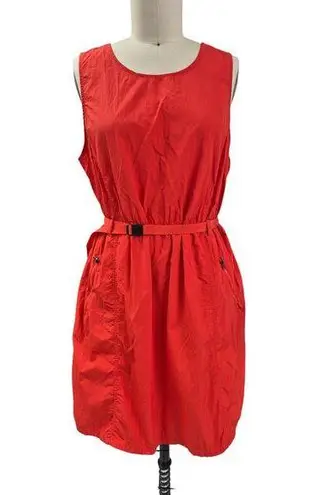 Avia Red/Orange Sport Dress Pockets Adjustable Waist Plus Size 16-18 NWOT