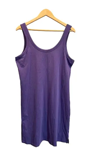 Lululemon Classic-fit cotton-blend scoop dress size 10 Charged Indigo