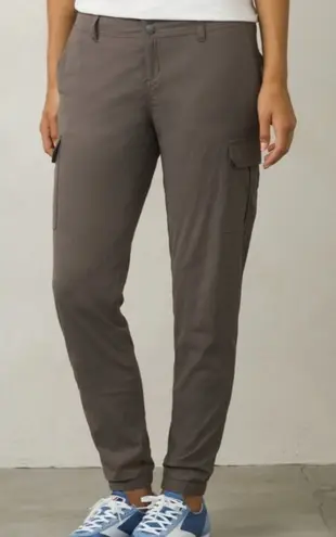 prAna Sage Cargo Mid Rise Jogger Pants Gorpcore Gray Outdoors Hiking Ripstop 4