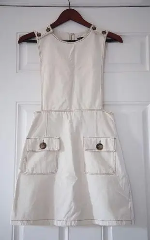 ZARA White Overall Dress