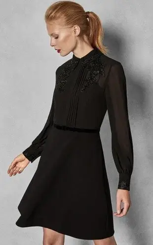 Ted baker collar dress clearance