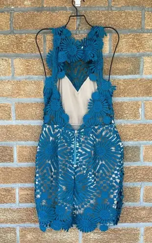 Saylor Free People X Teal Presley Lace Mini Dress medium