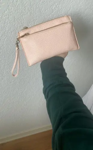 Light Pink Wristlet Wallet