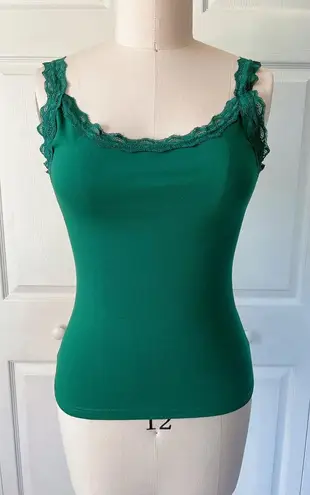 Kitten D’Amour Follies Singlet Camisole in Green Size L