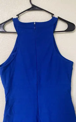 Body Central Bandage Cobalt Blue Cocktail Dress Size 11