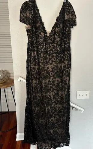 Mac Duggal NEW 50644 Lace Dress Gala Wedding Formal Evening Trumpet Gown Ball