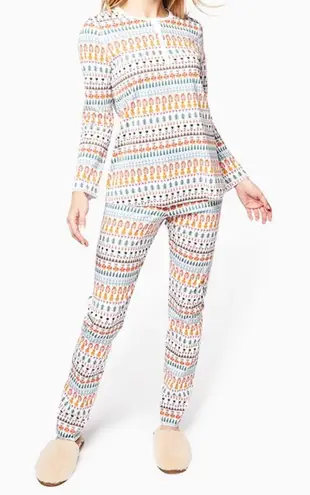 Roller Rabbit ROLLER RABBIT Bands Weave Pajamas thanksgiving set size Large