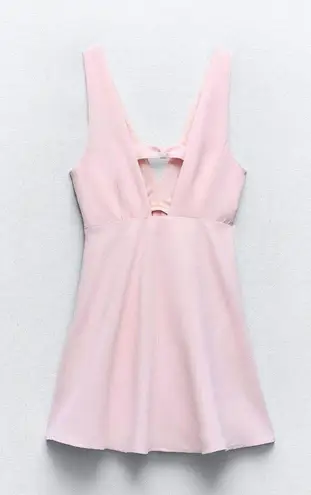 ZARA Pink Midi Dress