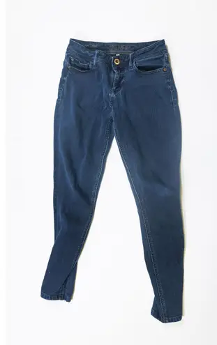 DL1961 Florence Insta Sculpt 4Way Cotton Stretch Blue Neptune Skinny Jeans 24