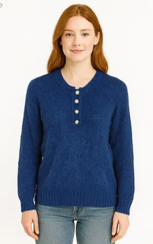 Vintage 90s bright blue sweater Size L