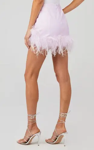 Lamarque Magnolia Vegan Leather Mini Skirt Pink Parasol Womens Size XS