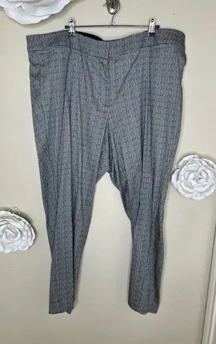 Lane Bryant NWT: The Allie Gray with Black & White Blended Textured Pants Sz 26R - Image 1