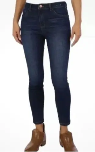 D. Jeans New High Waist Baby Rolled Skinny Jeans 8 Stretch Medium Wash Safira