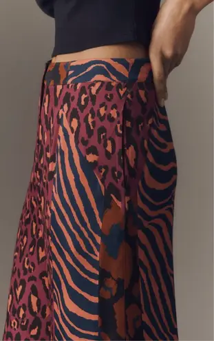 Lowry Farm Pants Farm Rio Mixed Print Wide-Leg Pants, Size L