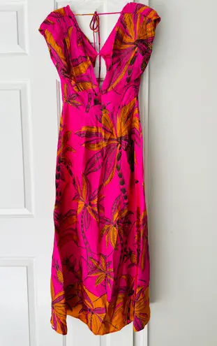 Farm Rio Beach Forest Lenzing™ Ecovero™ Viscose Maxi Dress, Size XS