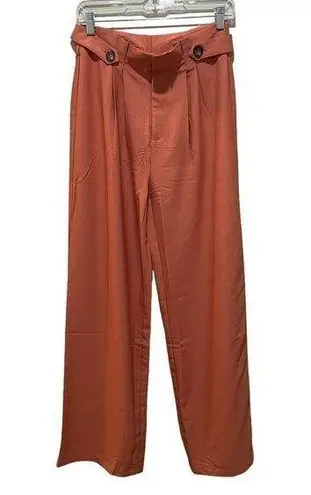 Lascana Wide Leg Pants Burnt Orange Size 4