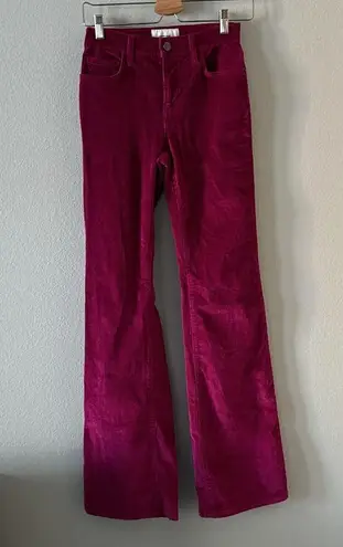 Current/Elliott Anthropologie x  Jarvis Corduroy Flare Pants in Wild Aster