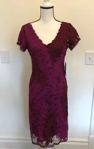 JS Collections Soutache Embroidered Dress V Neck 6