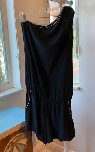 Ramy Brook Silk One-Shoulder Romper