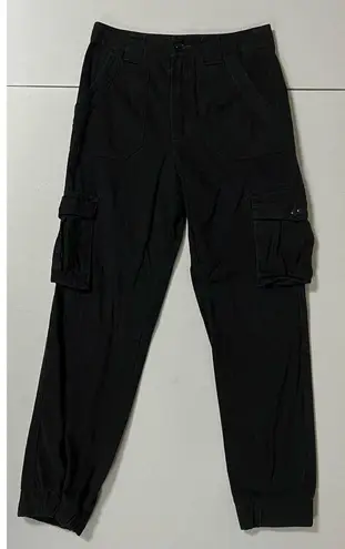 Black Cargo Utility Pants Bottoms Joggers Cargos Size S ⛓️