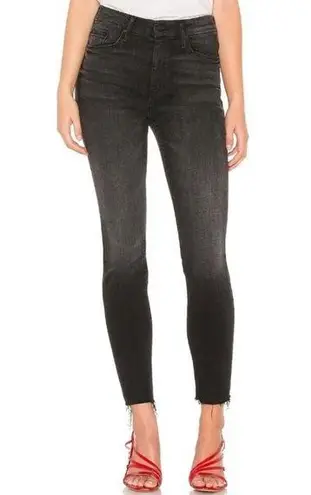 Mother High Waisted Looker Ankle Fray jeans Night Hawk 26