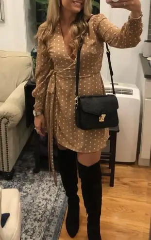 The Jetset Diaries RTR High Hopes Mini Wrap Dress size Small