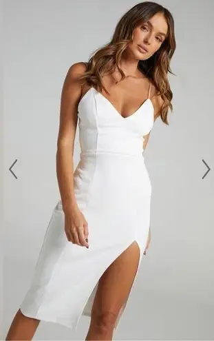 Showpo White Midi Dress