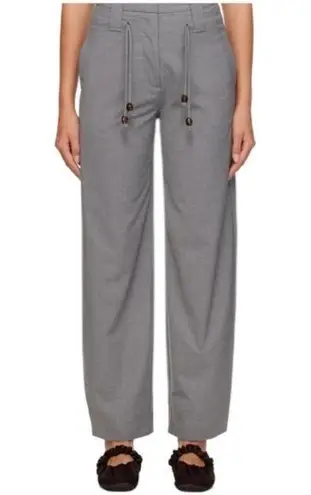 Ganni Drawstring Trousers Pants Size 36 US 28