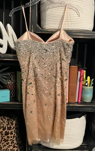 Dave and Johnny Sequin Mini Dress