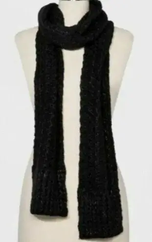 Universal Threads Nwt Womens Black Winter Oblong Scarf - Universal Thread -