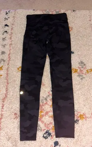 Lululemon Black Camo Leggings