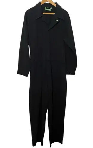 Big Bud Press Black Everyday Jumpsuit Women’s Size XL Cotton Utility Workwear