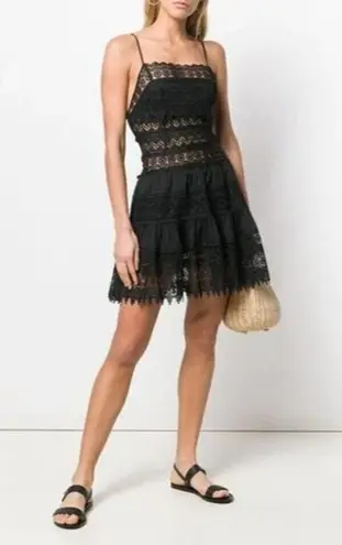 CHARO RUIZ IBIZA Joya Dress in Black XSmall New Womens Mini Aline Fit and Flare Size XS