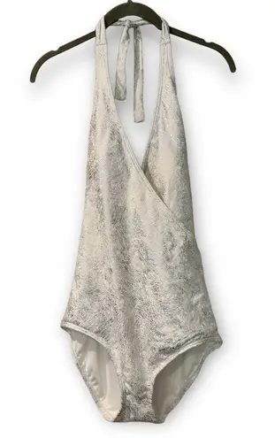 Carmen Marc Valvo NWOT Wild Story Halter One-Piece Swimsuit