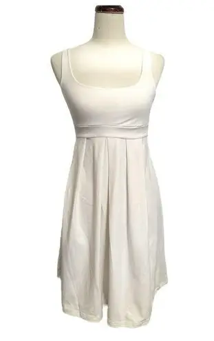 Susana Monaco White Fit & Flare Tank Dress Size Medium Balletcore