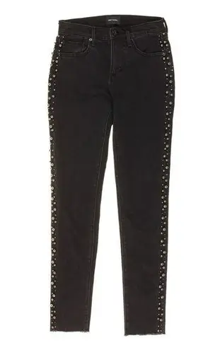 Driftwood Women's Jackie Faux Pearl-embellished Ankle Slim Skinny Jeans size 26