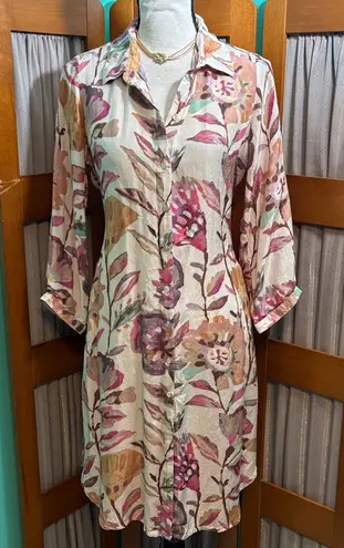Utsa soft Floral Long Sleeve Dress