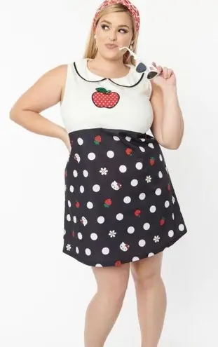 Unique Vintage NWT SMAK PARLOUR Apple Power Shift Dress | 4XL |